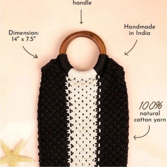 LAUDE THE LABEL The Gabby Macrame Bag - Picture 7 of 7